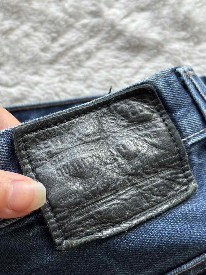 Jean Levi’s 569 loose Straight droit ample homme W33 L30 Made in Mexico bleu foncé L/44 Vintage Y2K - photo numéro 2
