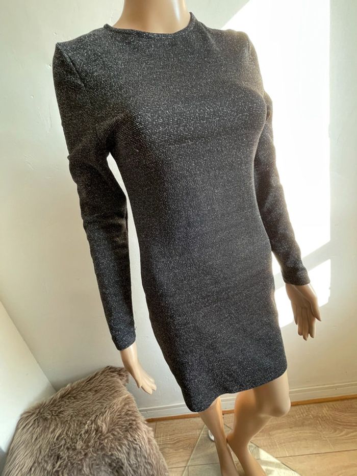 Robe moulante pailletée H&M - Taille 34 - photo numéro 5
