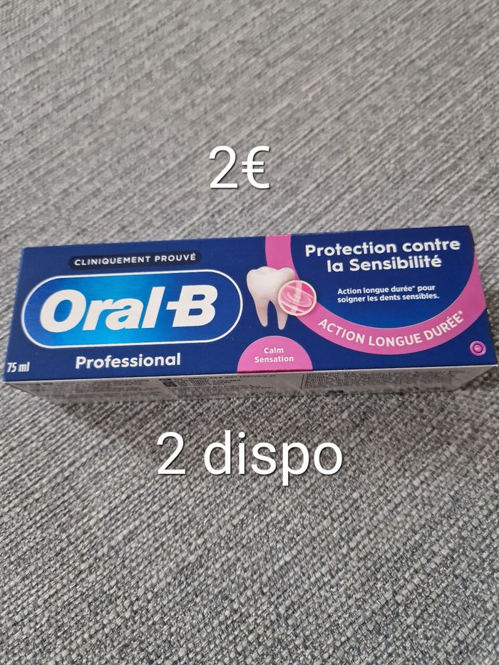 Dentifrice oral b professionnel calm sensation