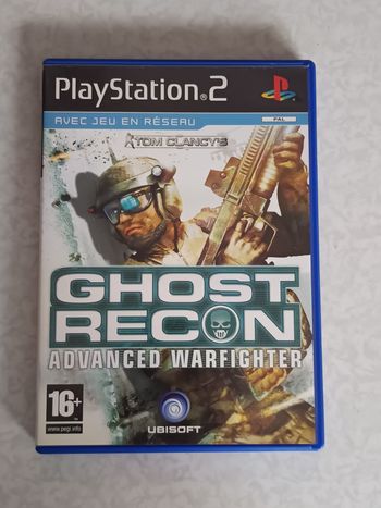 Jeu PS2 Ghost Recon Advanced Warfighter notice incluse