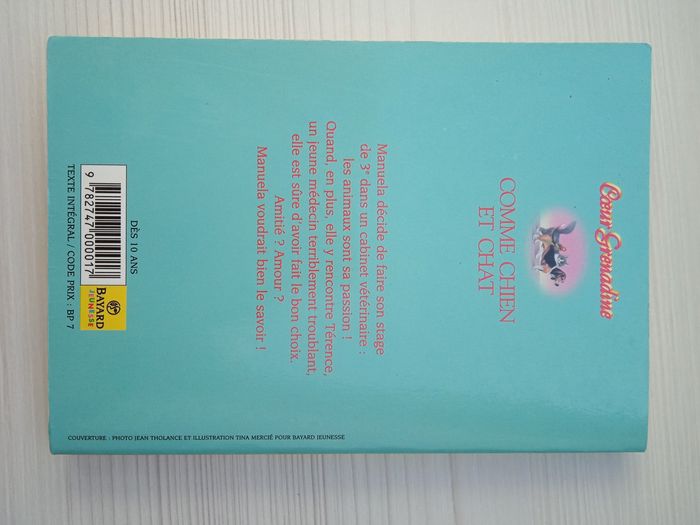 Livre comme chien et chat collection coeur grenadine - photo numéro 2