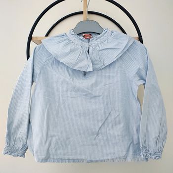 6 ans blouse a col tape a l'oeil