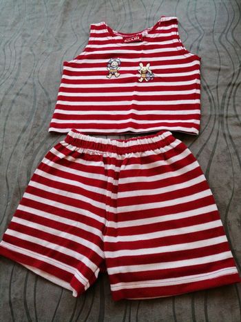 Ensemble short et débardeur 18 mois Kiabi