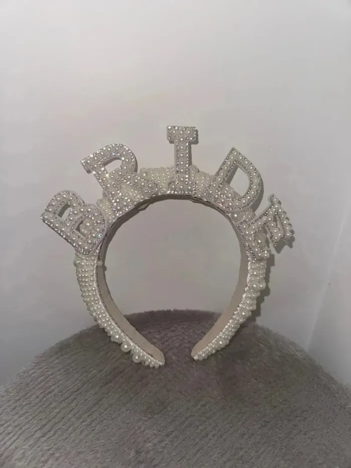 Serre tête bride à strass mariage