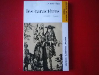 LES CARACTERES TOME 1