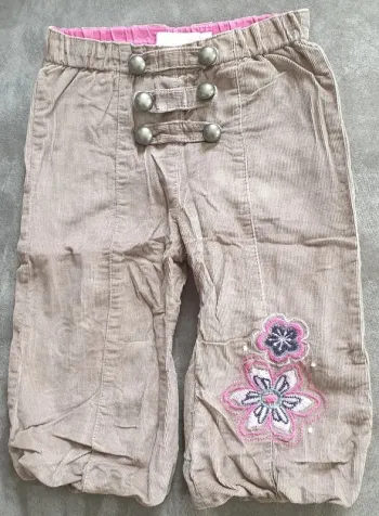 Pantalon velours marron 12 mois