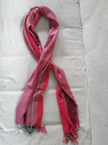 Foulard echarpe tons roses