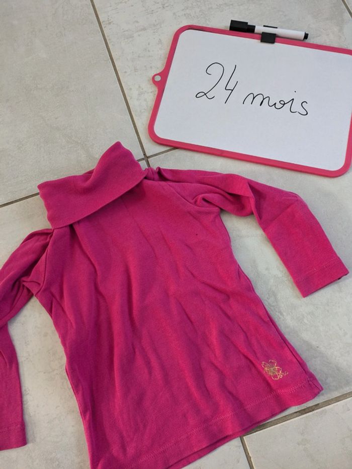 Haut col roulé manche longue