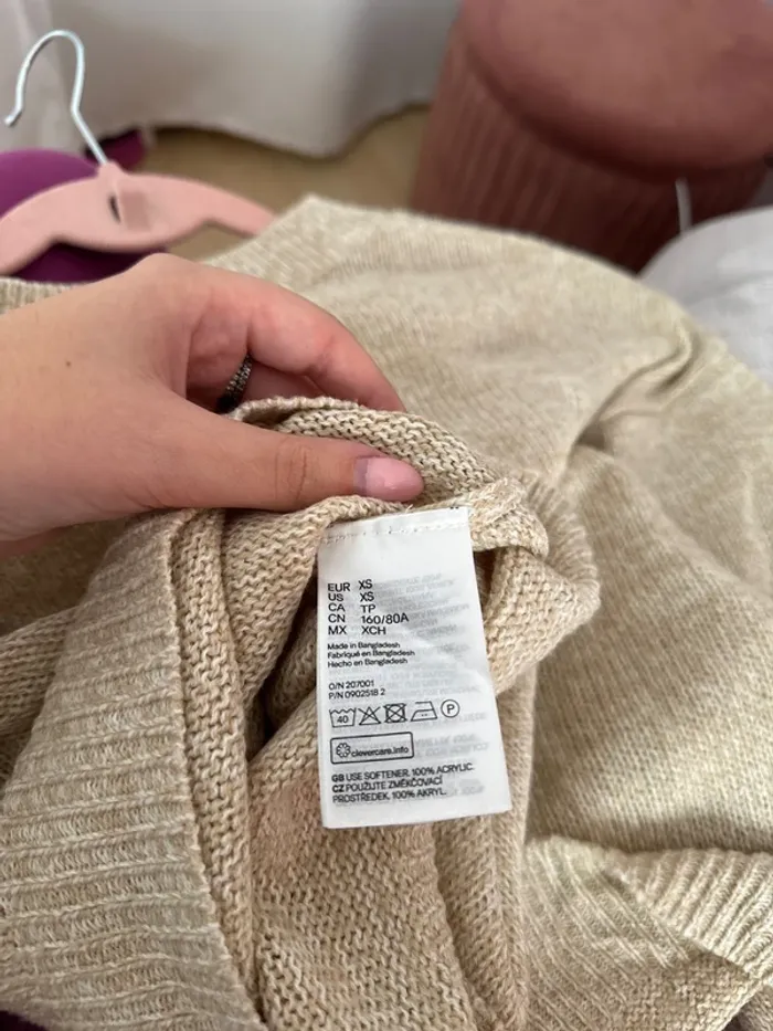 Pull beige neuf H&M - photo numéro 6