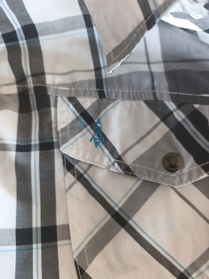 Chemise manche courte terre de marin T:L - photo numéro 5
