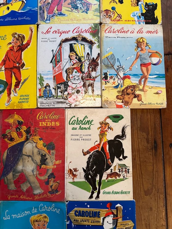 État satisfaisant - Lot de 10 Grands albums Hachette livres bd Caroline Pierre Probst - photo numéro 2