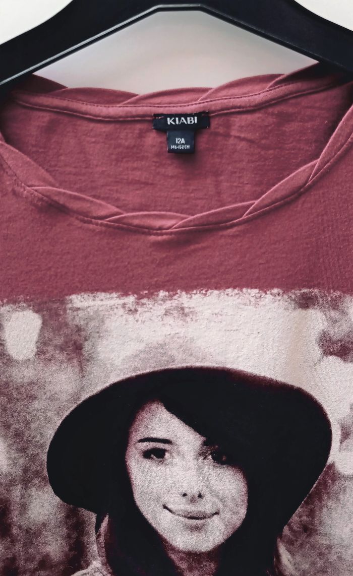 T shirt prune - Kiabi - T 12 ans - photo numéro 2