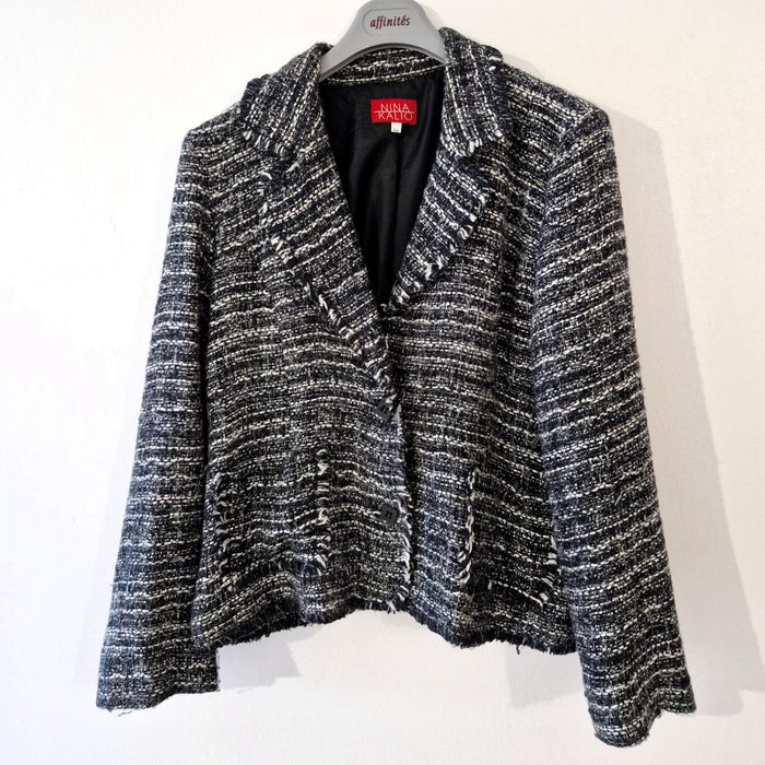 Veste femme Nina Kalio gris chiné – taille 44