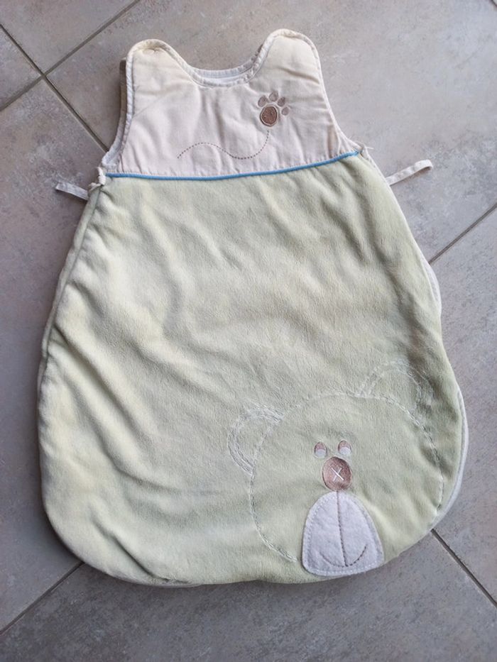 Gigoteuse vert pâle 0/3 mois Kiabi bébé