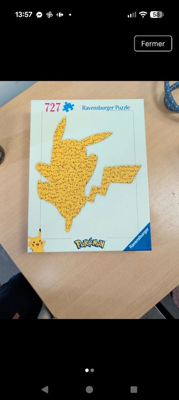 Puzzle pikachu forme originale