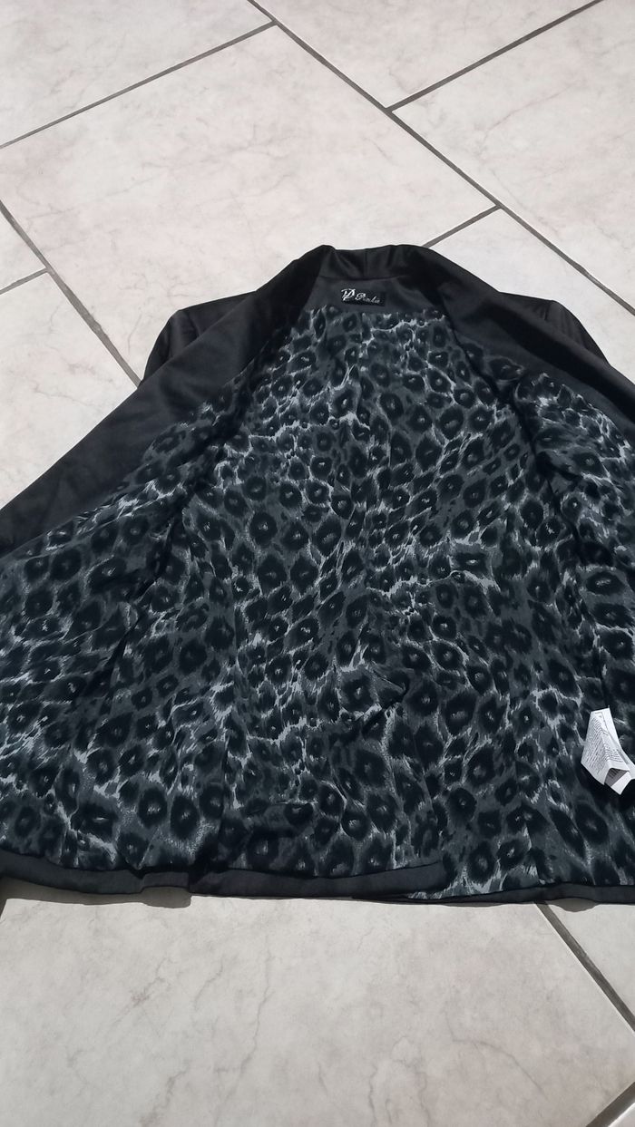 Blazer noir satiné Pimkie - photo numéro 5