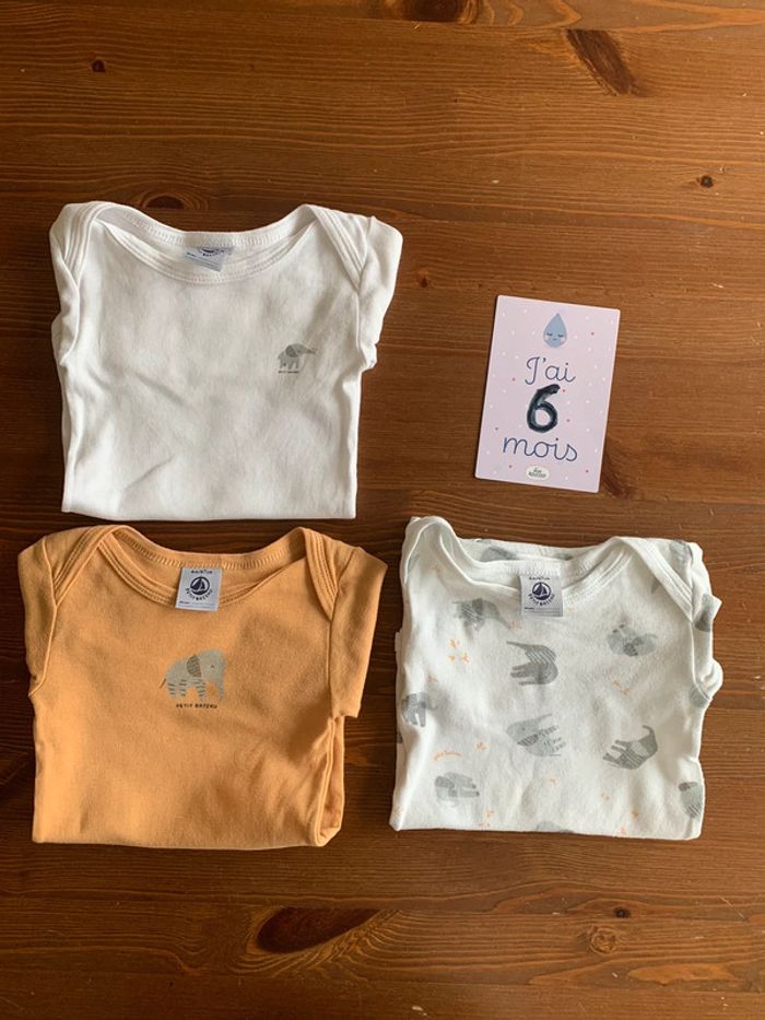 Lot 3 bodies petit bateau - photo numéro 2