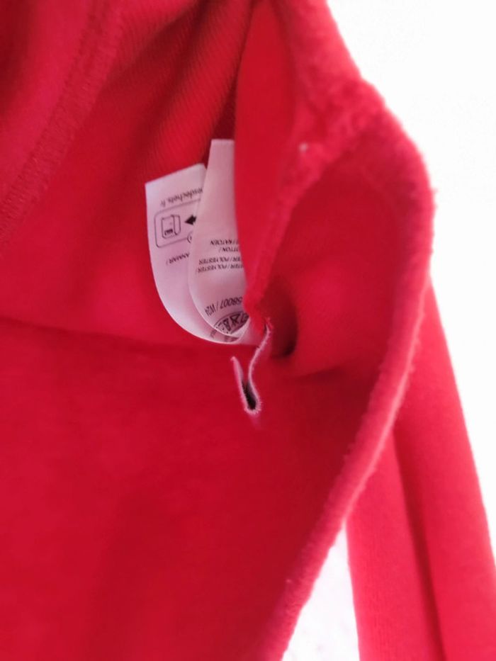 Pull rouge nœud fille 6 ans - photo numéro 5