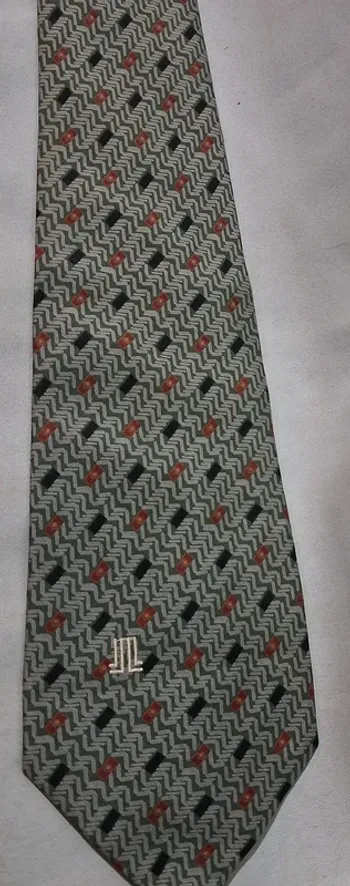 Cravate Lanvin Paris Luxe Soie Vintage