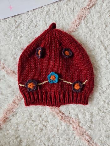 Bonnet chapeau fille 51 cm sergent major