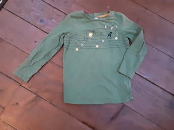 T-shirt fille manches longues 4 ans Sergent Major