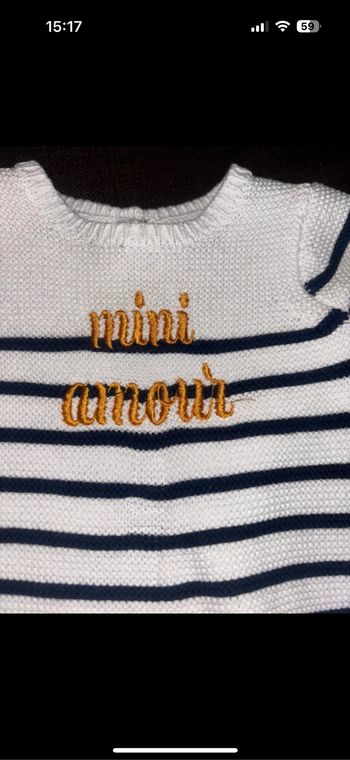 Pull à rayures