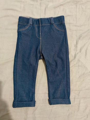 Legging/caleçon imitation jean T.9 mois