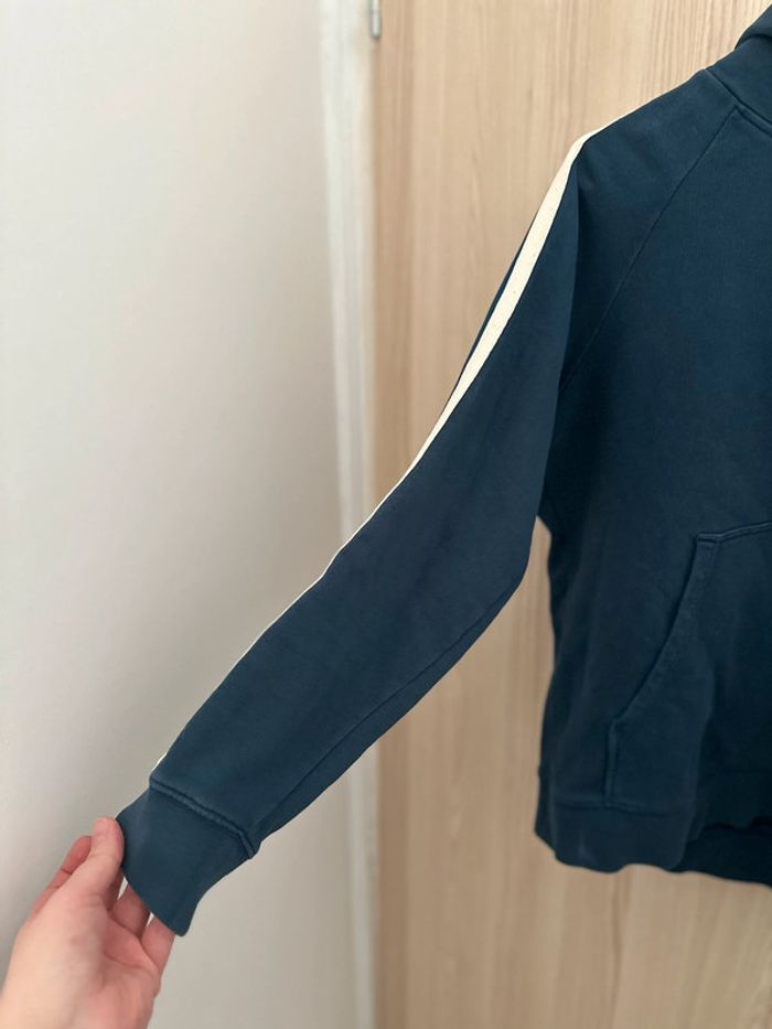 Sweat à capuche manches longues bleu taille S Sandro - photo numéro 3