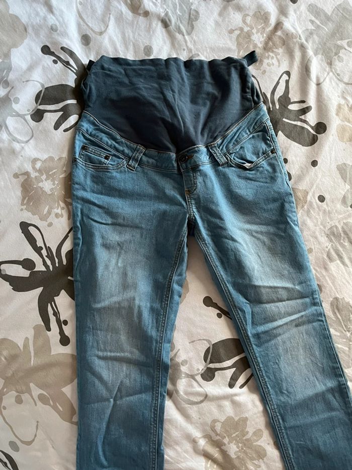 Jean femme de grossesse taille 40 la redoute maternité enceinte - photo numéro 2
