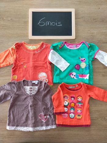 Tshirt fille taille 6mois