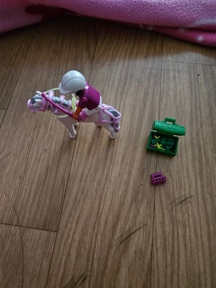 Poney à décorer playmobil 6969
