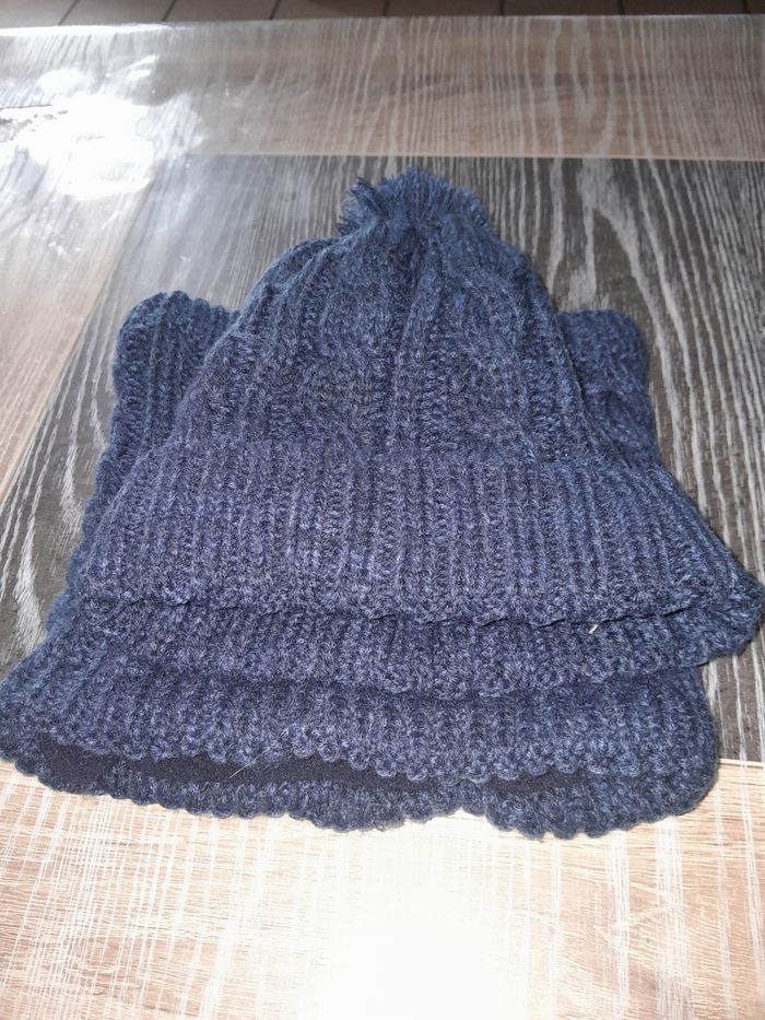 Bonnet garçon et cache cou - photo numéro 2