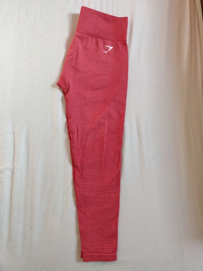 Legging Gymshark seamless rouge taille L - photo numéro 2