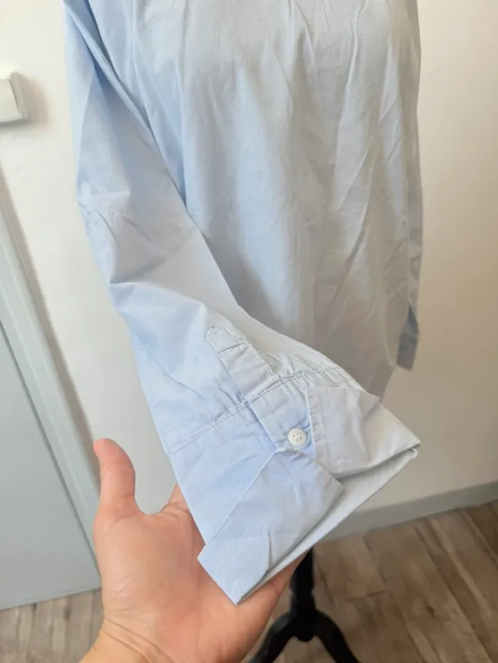 Blouse bleu ciel Zara – taille M - photo numéro 3