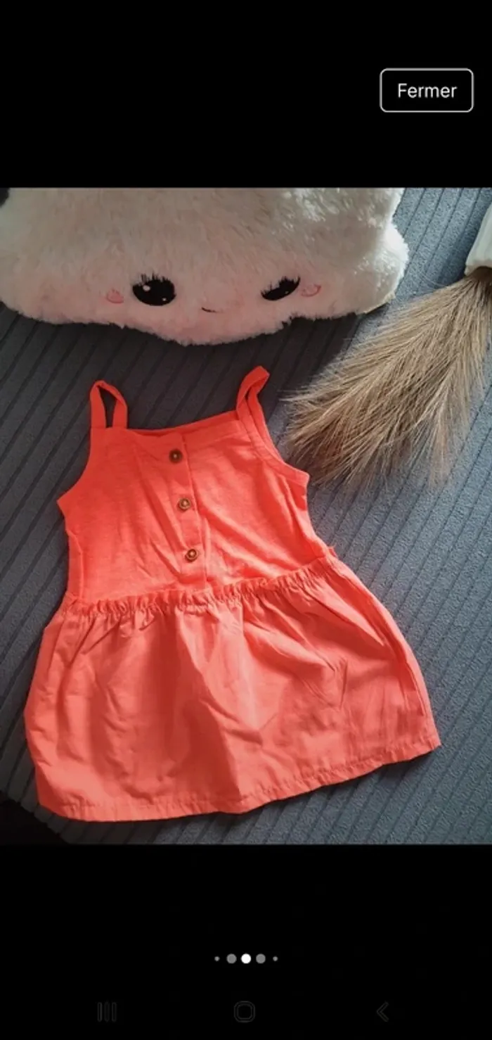 Lot vetements été bébé fille 6 mois - photo numéro 9