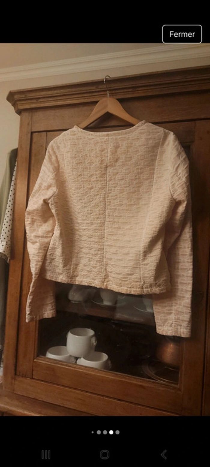 Veste Rose Steps t 42 en trés bonne état - photo numéro 15