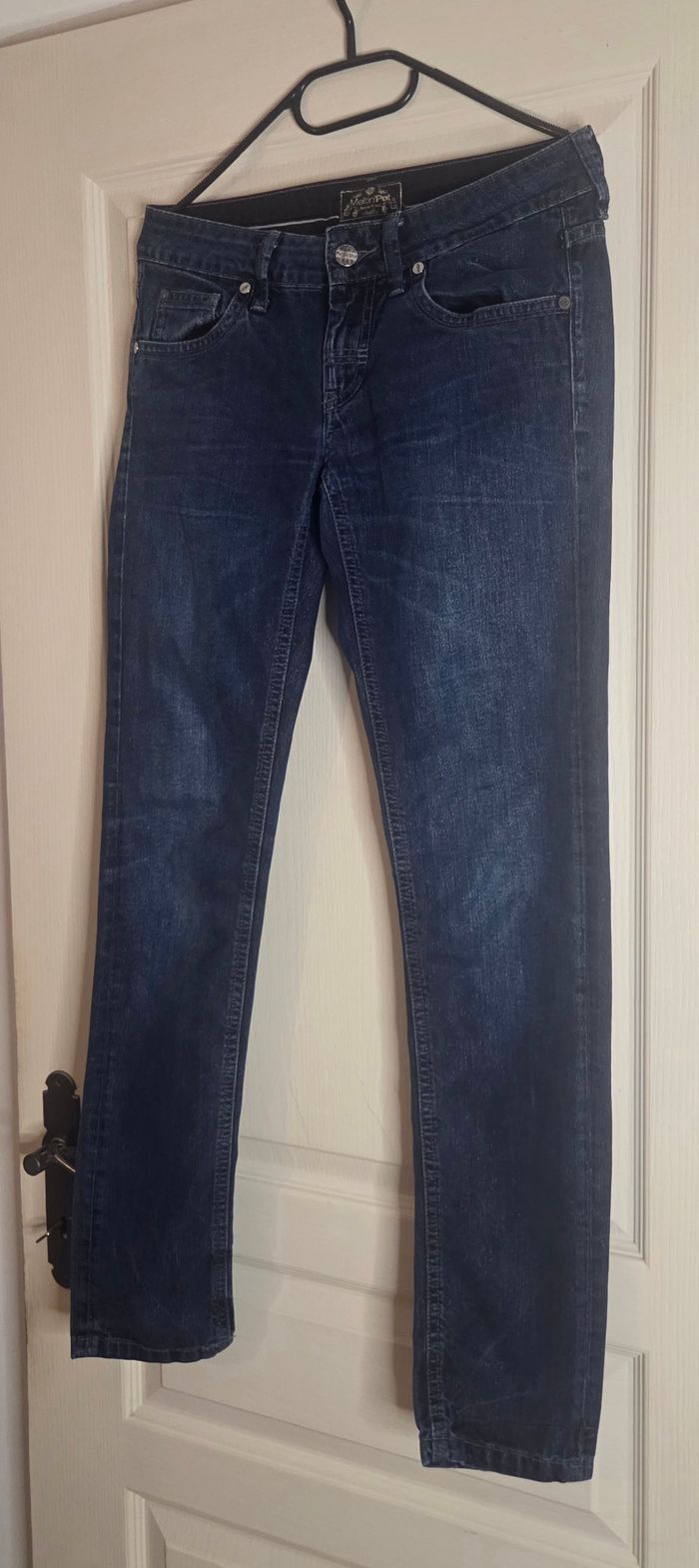 MELTIN'POT MIKA/A W27 L32 – JEAN BLEU FILS ARGENT – MODÈLE RARE