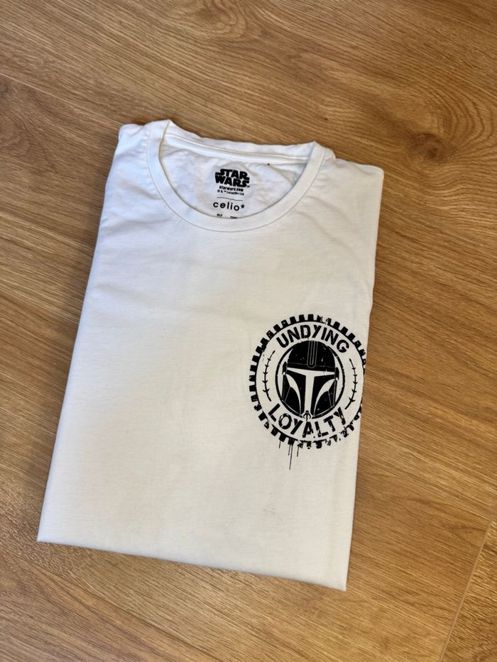 T-shirt Celio The Mandalorian blanc