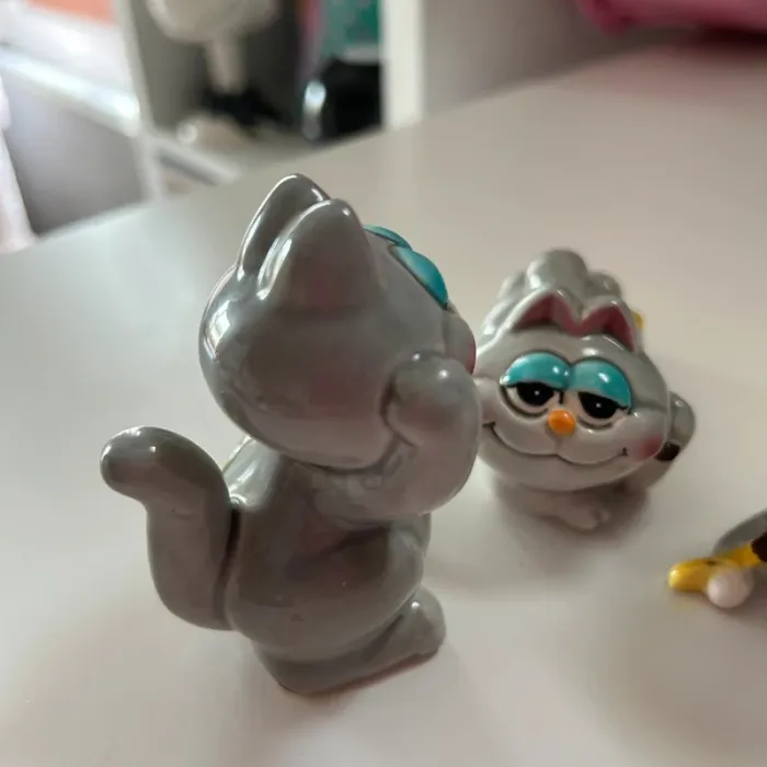 Lot 3 figurines céramique nermal garfield vintage - photo numéro 8