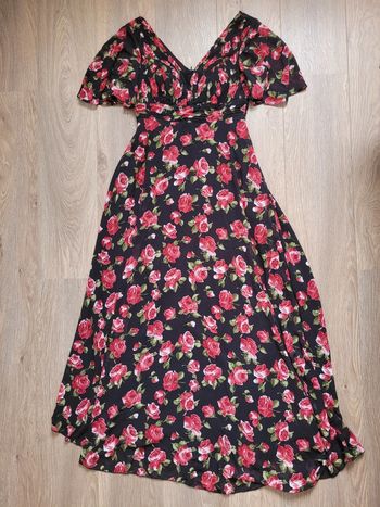Robe maxi à fleurs
