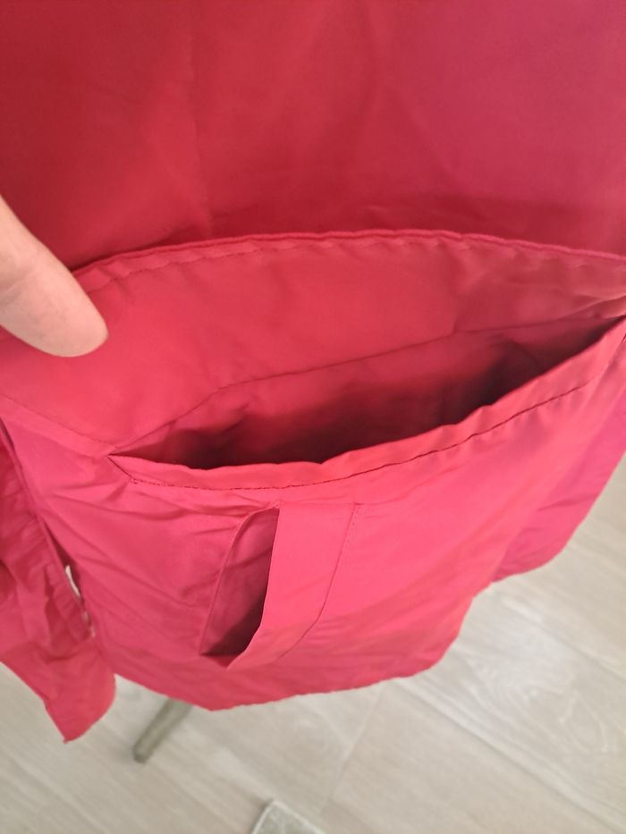 Veste imperméable rouge Geox Respira taille 40 - photo numéro 9