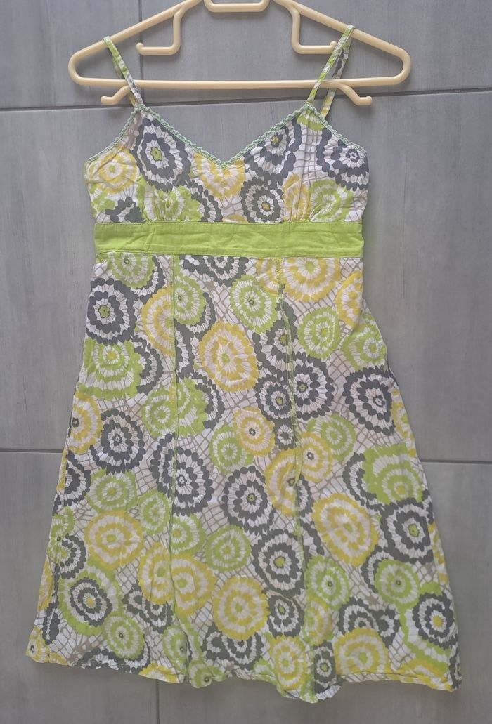 Robe d'été verte Cache Cache Taille 36 - photo numéro 2