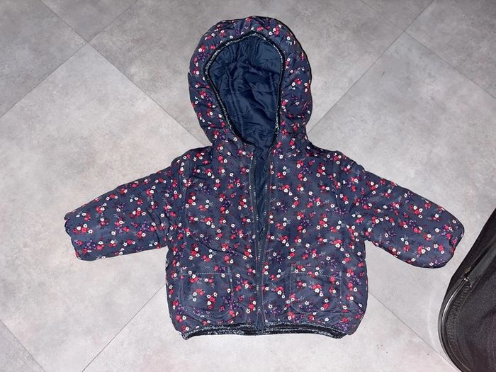 Doudoune bébé réversible