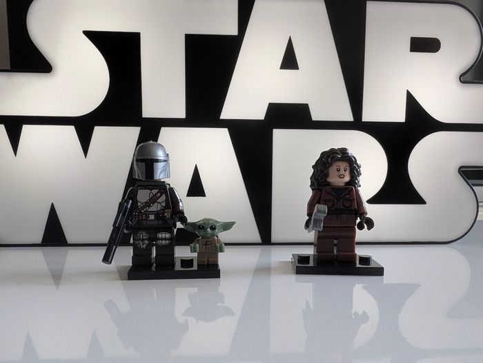 Lot de figurines type Lego Star Wars