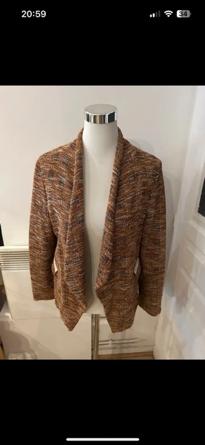 Kosmika veste blazer, imprimée, multicolore femme, taille L/40