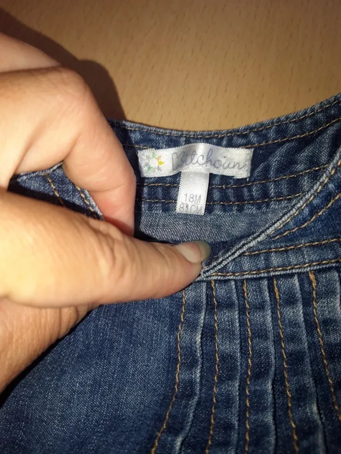 Robe en jeans 18 mois - photo numéro 3