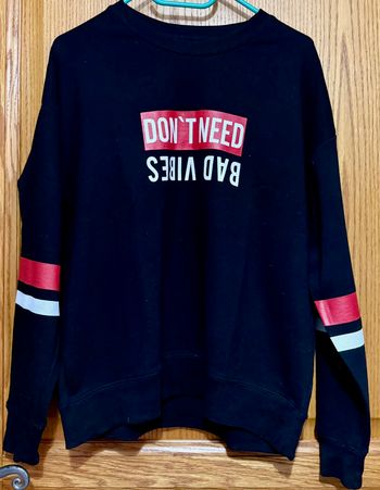 Sweat noir pull&bear taille m