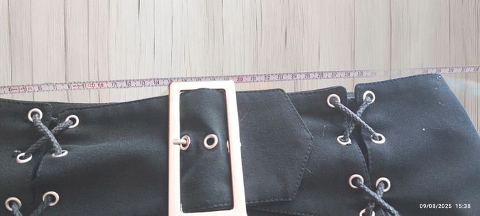 Pantalon noir ceinture intégré T36 - photo numéro 4