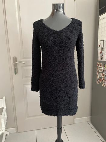 Robe pull noire taille S
