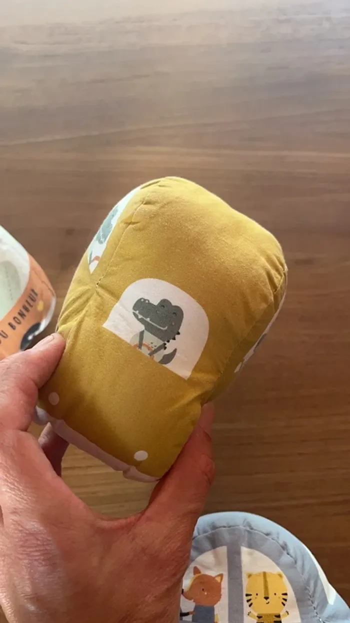 Lot 3 petites voitures en tissu pour deco chambre bebe vertbaudet - photo numéro 10